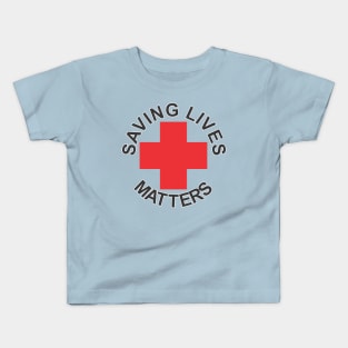 Saving Lives Matters Red Cross Kids T-Shirt